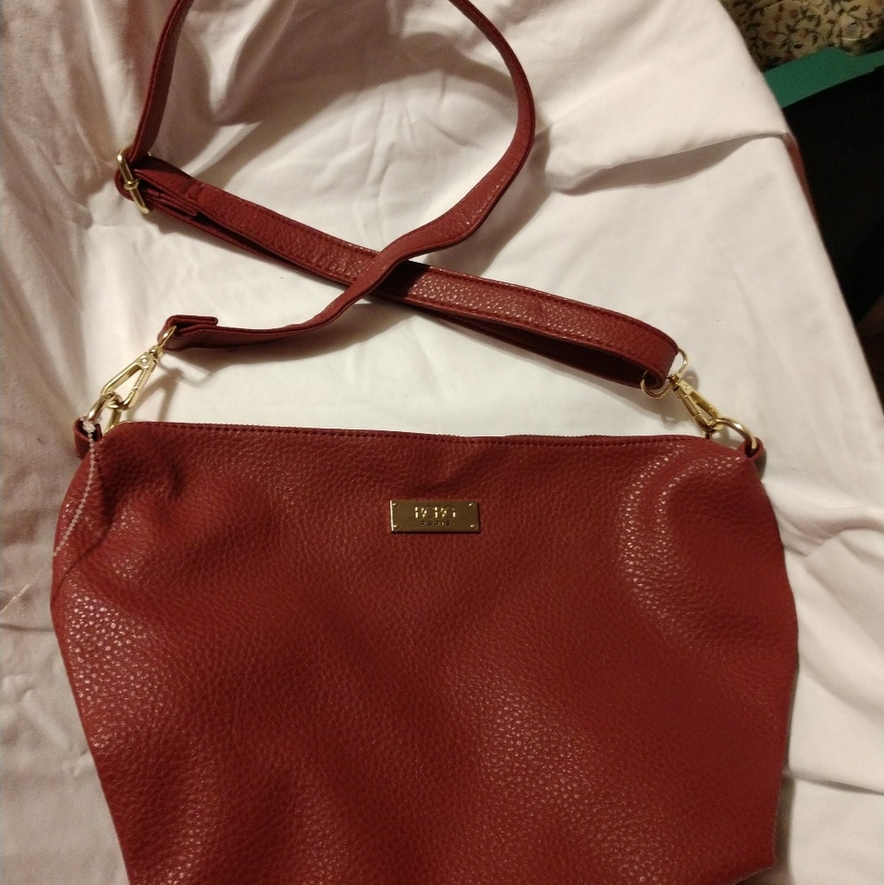 BCBG Paris, Faux leather purse, like new!